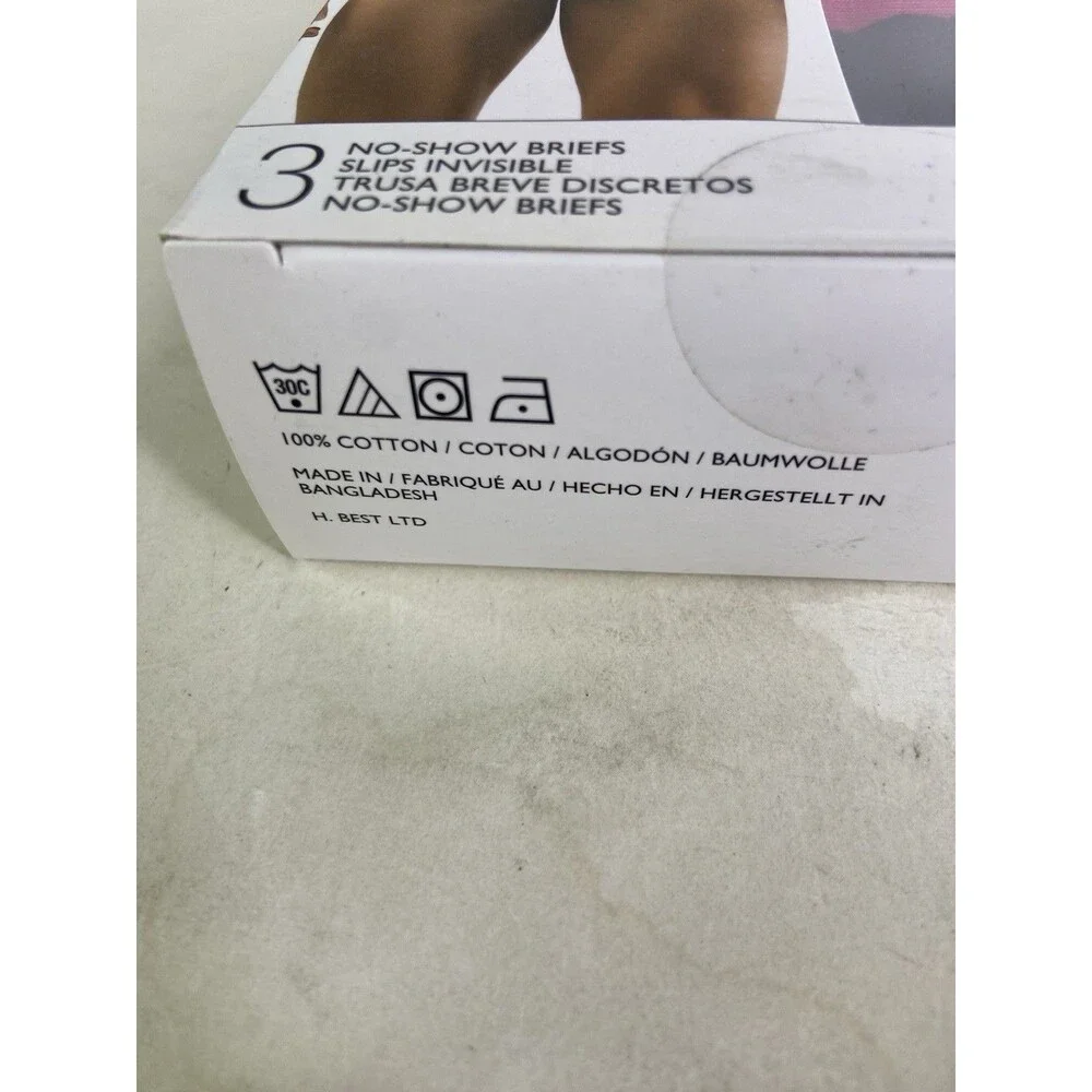 2xist Essential Cotton 3 Pack No Show Low Rise Briefs Underwear Mens Size XL